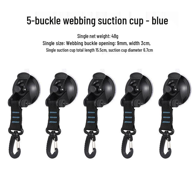 Suction Cup Hook for Wall, Glass, and Car Roof Tent Storage