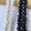 200cm/78.74in Each Pack White Black Lace Trims Dress Curtain Hat Sewing Accessory Gift Handmake DIY Craft Decoration Ribbons Big Wide 3.0cm