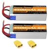 Аккумулятор Youme 6S Lipo, 22,2 В 4500 мАч Аккумулятор Lipo 60C с разъемами EC5 и XT90, Гонки дронов X-класса 70 мм 8 мм 90 мм EDF RC Квадрокоптер Самолет Вертолет