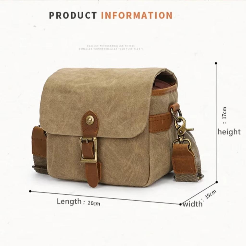 Профессиональная сумка-мессенджер для зеркальной камеры, водонепроницаемая сумка через плечо для Canon Nikon Sony с мягким отделением