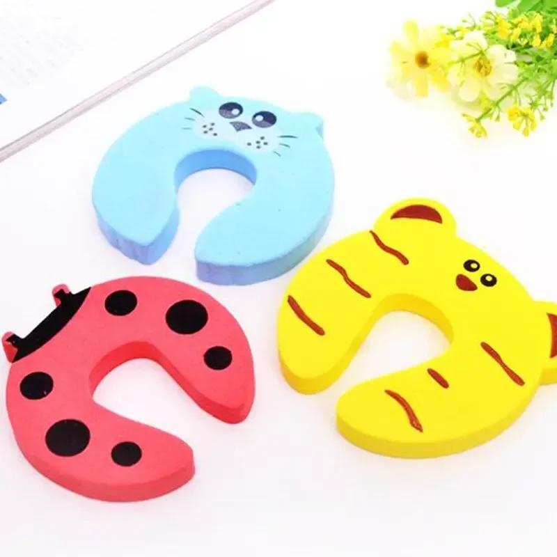 Baby Safety Door Stopper for Newborn Furniture Protection Anti-pinch Hand Cute Animal Care Child Lock Finger Protector
