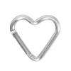 Heart Shaped Carabiner Clip Aluminum Alloy Keychain Clip Spring Snap Hook Camping Backpack Clips Heavy Duty Carabiners