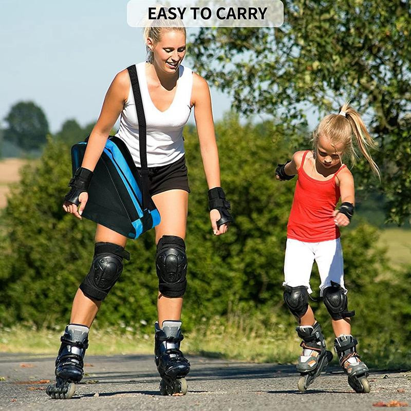 Портативная сумка для роликовых коньков, сумка для катания на коньках, большая вместительная дышащая детская сумка для роликовых коньков, сумка для хранения коньков, сумка для обуви для катания на коньках