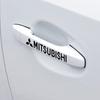 4Pcs Car Stickers Waterproof Rearview Mirror Vinyl Decals Accessories For Mitsubishi 9 Ralliart EX ASX L200 Colt Outlander Cross
