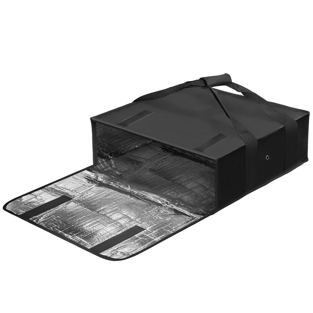 Pizza Food Delivery Bag 600D Polyester Oxford Cloth Waterproof Pizza Carrier Bags Foldable Catering Store Insulated Delivery Bag