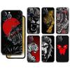 Чехол Funda для Apple iPhone 14 11 13 7 12 Pro 7 XR XS Max 8 Plus 6 14Pro 13Mini черный мягкий чехол для телефона лев волк