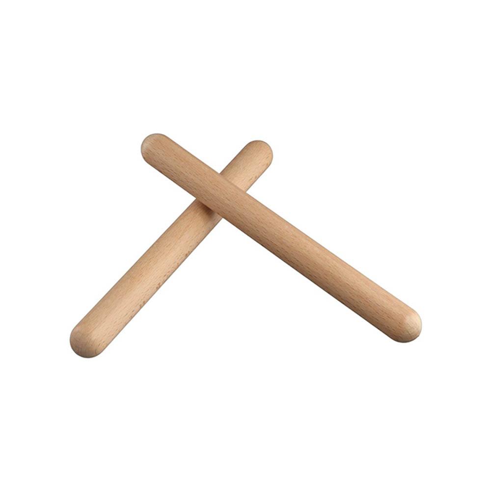 Classic Wooden Wood Color Rhythm Learning Musical Toy Musical Beating Rhythm Sticks Drum Sticks