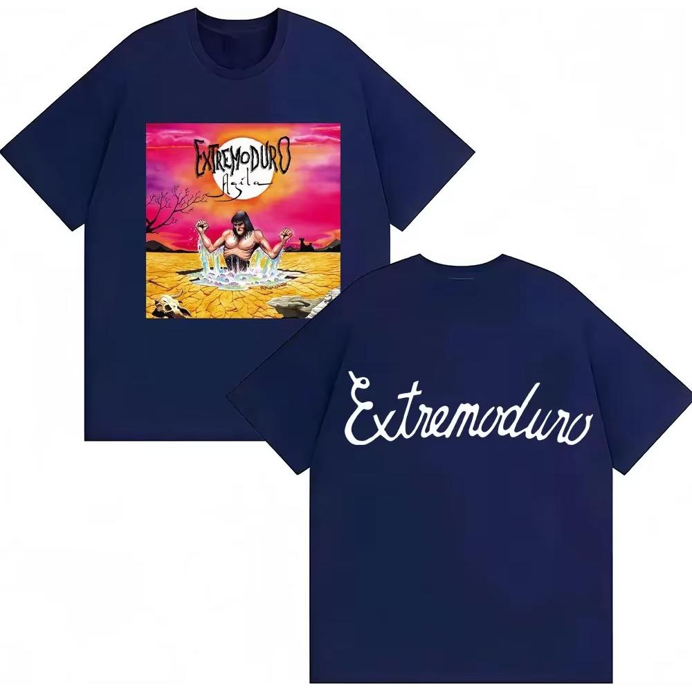 Rock Band Extremoduro Agila Album Graphic Tshirts Men Women Fashion Vintage Hip Hop TShirt Cotton Loose Fans T Shirt Streetwear