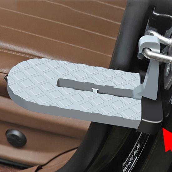 Складная подножка на дверь автомобиля с противоскользящей поверхностью, универсальная, алюминиевая, ступенька для багажника на крышу, автозапчасти для внедорожника, автодома, внедорожника