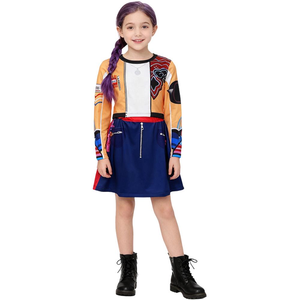 girl band singing costume witch hunter cos children's costume cosplay Halloween Rumi costume