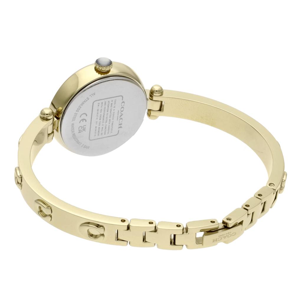 Watch CARY White Pearl Dial Stainless Steel Quartz 26MM Watch 14504006 Gold [Coach] Women's [Item]