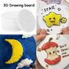 10/50/100 шт. 3D Рисование Волшебный Холст Губка Детский DIY Детская Бумага для Рисования 3D Арт Бумага для Рисования для Детей DIY Рисование