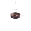 1pc North American Black Walnut Solid Wood Incense Stick Handmade Tea Ceremony Round Incense Burner Agarwood Tray Holder