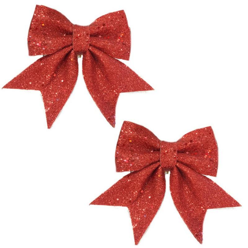 Рождественская елка Блестящий бант Домашний фестиваль Декоративный бант Подвеска