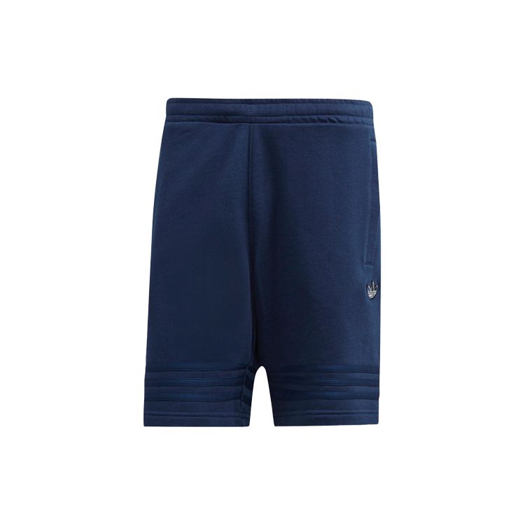 Adidas Originals Trefoil Casual Shorts Men Bottoms Navy-Blue FM3925