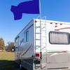 Heavy Duty Flag Mount fit Most RVs Ladder Campers Flag Holder with Screws for Travel Trailer Easy Installation