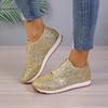 Fashion Women Casual Shoes Women Fashion Spring Autumn Sequin Canvas Sneakers Women Shallow Platform Vulcanize Shoes Zapatillas Mujer