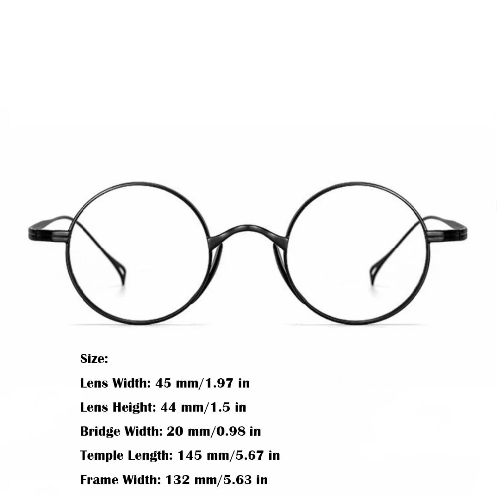 Retro Eyeglasses Frames Pure Titanium Eye Decoration New Glasses Frame