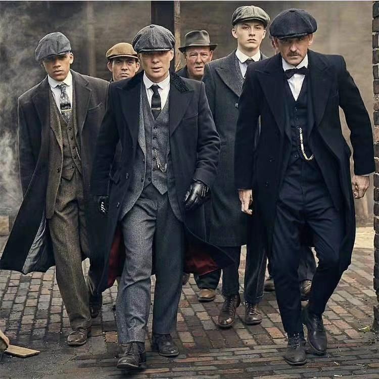 Шерстяная кепка-восьмиклинка мужская Razor Party Peaky Blinders Британский ретро восьмиугольная шапка осень и зима теплая берет