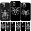 Сатанический страшный череп Чехол-ракушка Для iPhone 17 Air 15 16 14 13 12 Pro Max 11 Pro Max Plus Чехол для телефона
