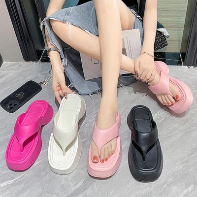 Тапочки на толстой подошве eva нескользящие шлепанцы тапочки на танкетке наступить в дерьмо, летняя уличная обувь, прямые продажи