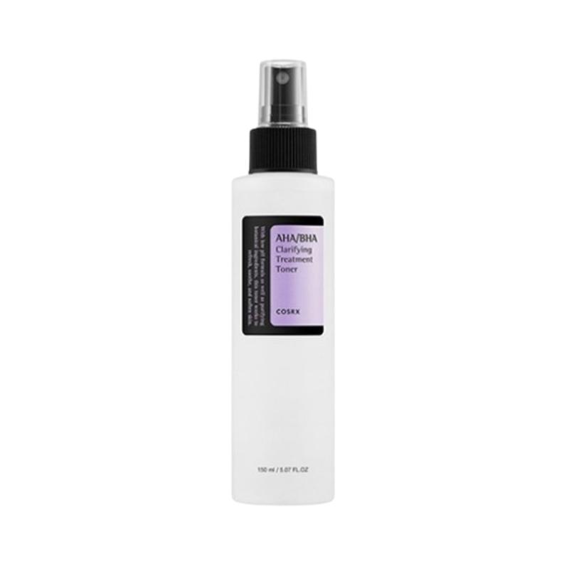 COSRX AHA/BHA Clarifying Treatment Toner 150ml – Daily Exfoliating Mist Toner,Acid Toner for Smoother Skin Texture, Hydrating & Brightening Skin Toner