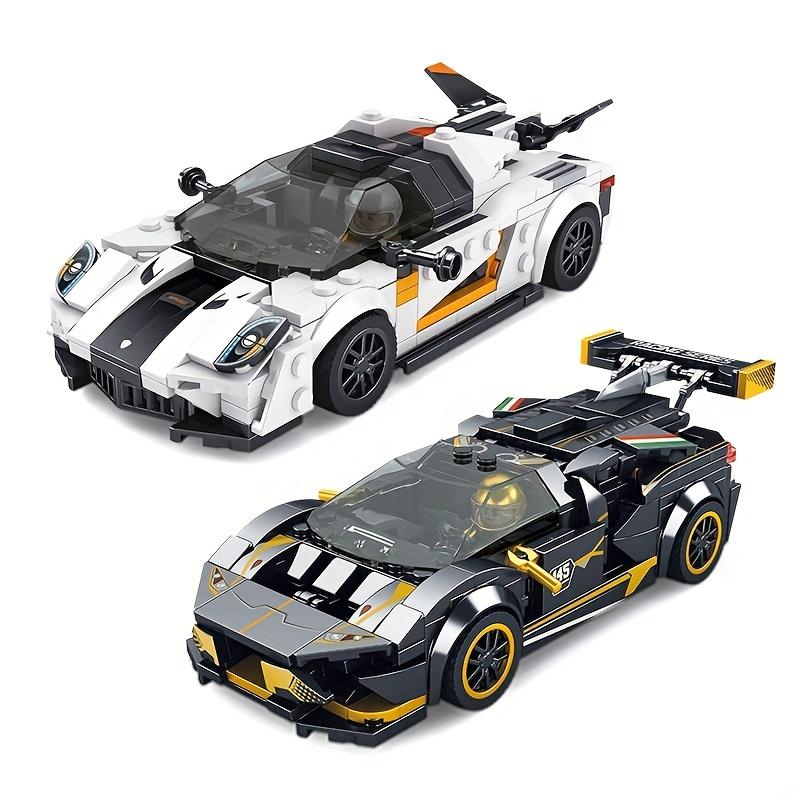 Building Block Racing Car Racing Car Toy Series Boys Toy Splicing Construction Building Block Birthday Gift