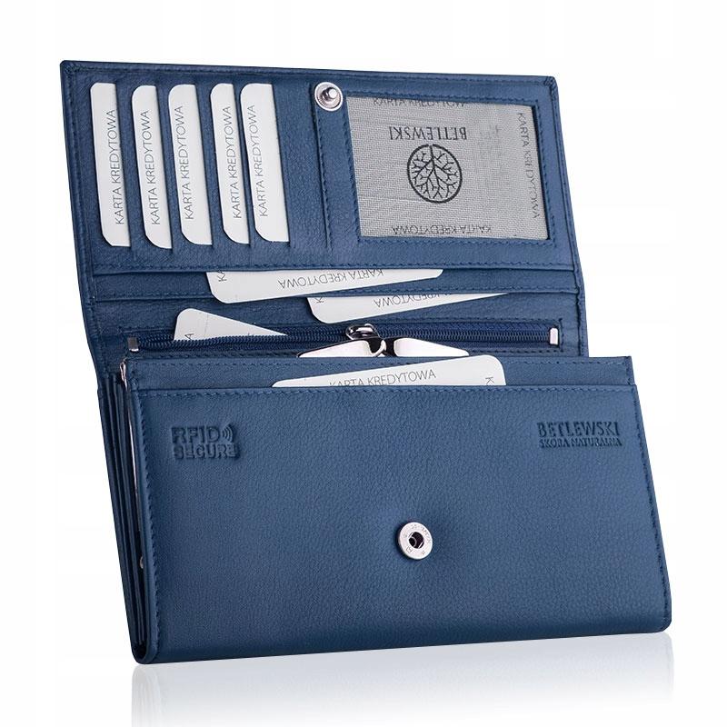 BPD-SS-13 BLUE Women' wallet SOFTLY +CERTIFICATE