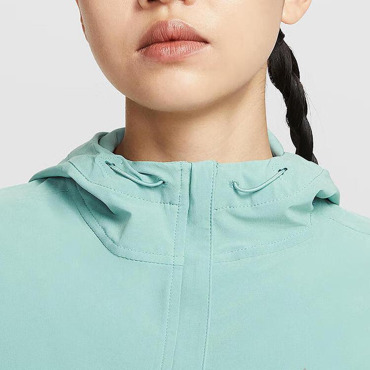 Nike Куртки Женские Бирюзовые С Капюшоном Умеренные Другие HQ0651-017