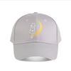 Cat Moon Vinyl Home Decor Sticker Baseball Cap Fashion Unisex Sunhat Womens Outdoor Sports Snapback Cap
