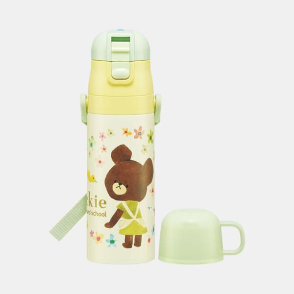 2WAY Stainless Steel Bottle (direct Type: 470ML/cup Type: 430ML), Korean Popular Bandai