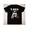 Винтажная футболка с графикой группы T-Rex Marc Bolan Retro - Тяжелая футболка в стиле 70-х/80-х с подписью Марка Болана и принтом T-Rex, Унисекс размеры
