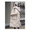Утолщенная хлопковая куртка, длинное пальто, зимняя новая стильная женская хлопковая куртка, корейская версия, свободная хлопковая куртка