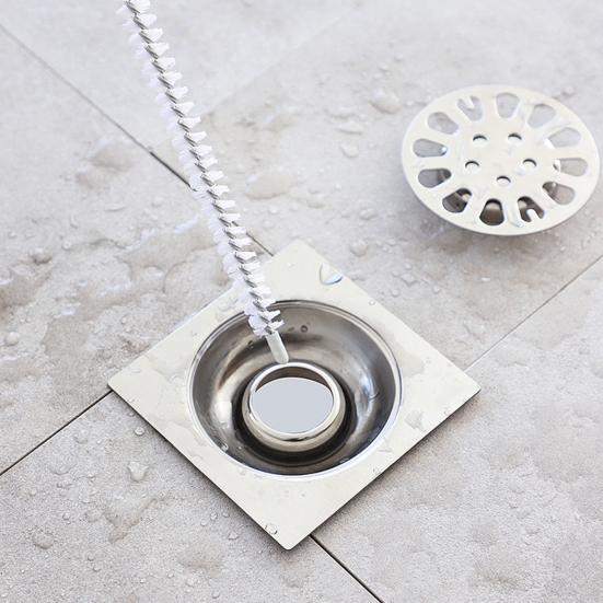 Гибкая щетка для раковины, гибкая нейлоновая высокопрочная канализационная щетка, бытовые принадлежности