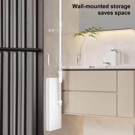 Швабра для деревянного пола с 20 одноразовыми простынями Система простого крепления Легкая конструкция Эргономичная ручка Чистящее средство для пола