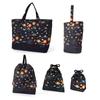 COLORFUL CANDY STYLE Entrance Series Set with and Solar System Planets and Cosmo Planetarium Shoe Large Drawstring Drawstring Bag Lesson Lunch Gym