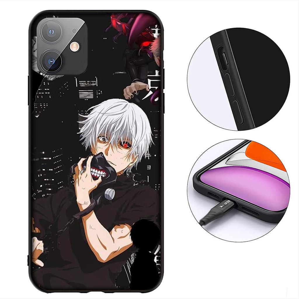 Чехол для телефона Tokyo Ghoul Кен Канеки для Apple iPhone 12 13 Mini XS 11 Pro Max 7 8 Plus + XR 8+ X SE 2020 SE3 Защитный чехол