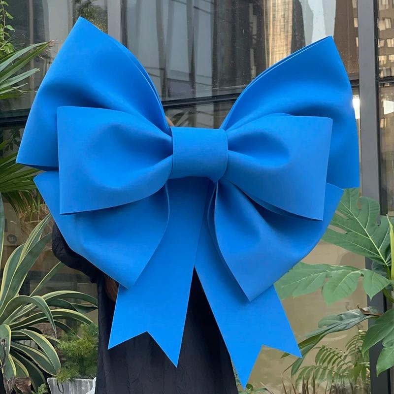 Christmas Large Bow Decoration for Wedding Birthday Party Backdrop Wall Holiday Celebration Photo Prop Home Photography Ornament