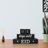 Ramadan Advent Calendar Countdown Block Lightweight DIY Table Ornament Eid Mubarak Decor for Bedroom
