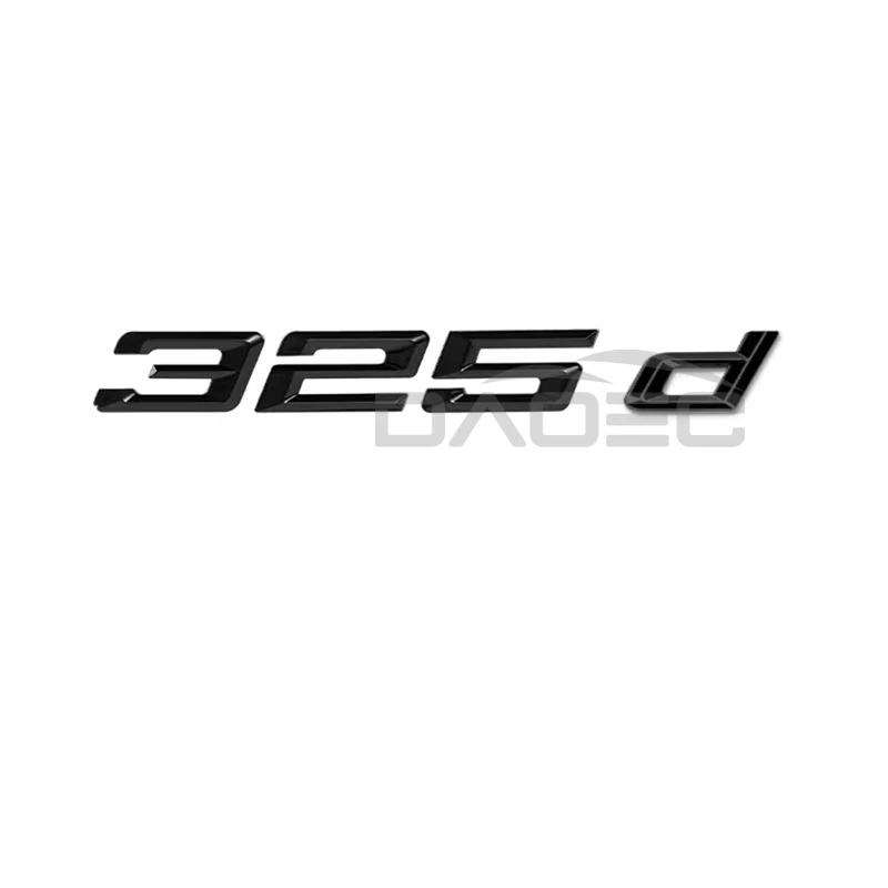Car 3D ABS Trunk Letters Logo Badge Emblem Decals Sticker For BMW 3 series 320d 325d 328d 330d 335d E46 E90 E91 F30 F31 F34 G20 SU1