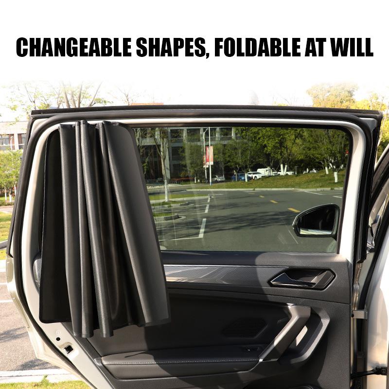 Car Side Window Sun Shade Magnetic UV Blocking Car Curtain Summer Anti-Glare Sun Protection Auto Sunshade for Personal