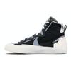 Sacai x Nike Blazer Mid Черно-серые Унисекс Кроссовки черно-антрацитовые BV0072-002