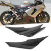 Боковая крышка бензобака обтекатель накладка стиль карбон подходит для Kawasaki Ninja ZX6R 2005 2006