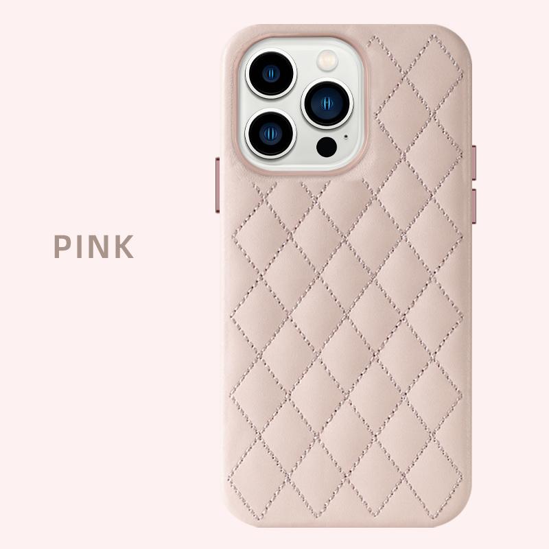 Распродажа кожаный чехол Magsafe для iPhone 13 Pro Max 13Pro 13 mini женская мода магнитная строчка роскошная задняя крышка