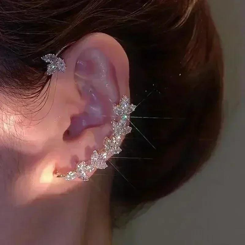 Элегантные Золотые Серьги-Кисточки с Бабочкой и Цирконами для Женщин Персонализированные Повседневные Аксессуары Вечерние Украшения Подарки на День Рождения