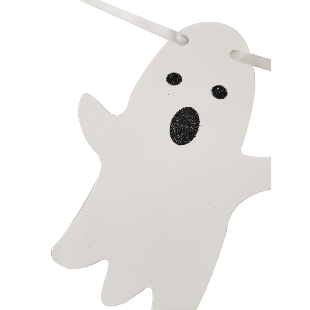 Happy Halloween Ghost Banner Flag Door Hanging Ornaments Party Bunting Decorations Home Indoor