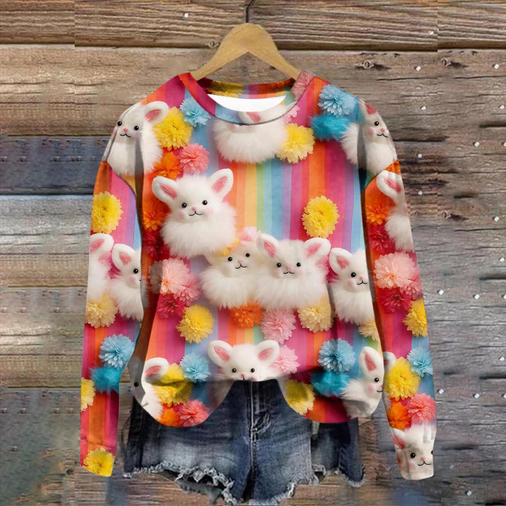 Женские топы с круглым вырезом, хлопковый женский повседневный модный пуловер с длинным рукавом и круглым вырезом