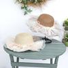 Beach hat Children's summer sun protection hat Fashion versatile straw hat Travel seaside sun hat Foldable sun hat