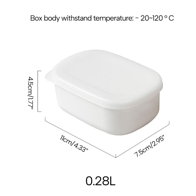 Контейнер-коробка для хранения продуктов -20-120℃ Корпус коробки выдерживает температуру Коробки Контейнеры для хранения продуктов Коробки, пригодные для микроволновой печи