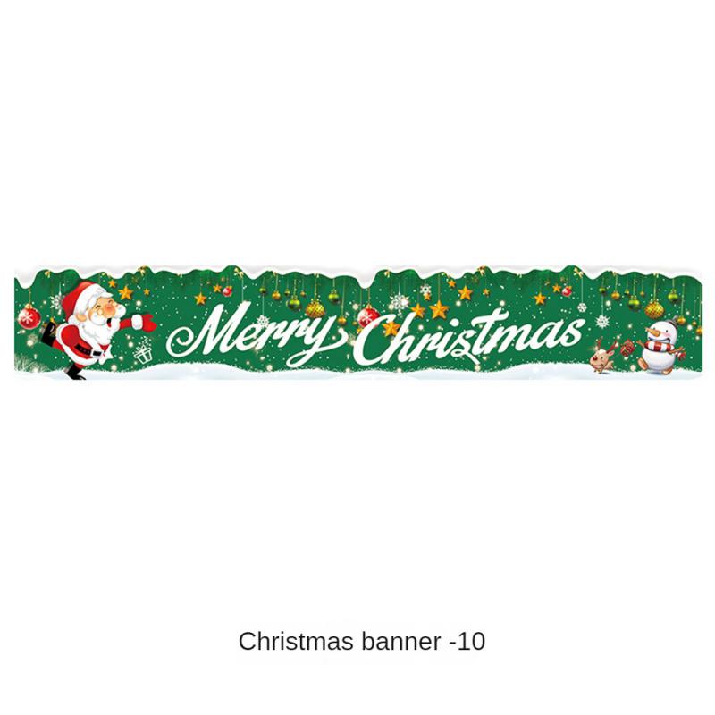 Рождественская гирлянда с баннером Веселое рождественское украшение для дома Навидад Ноэль 2024 Рождественские украшения Рождественский декор Новый год 2025